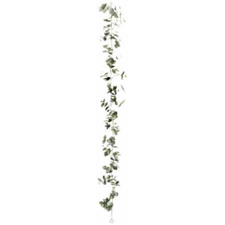 Christmas Silver / Green Eucalyptus Garland