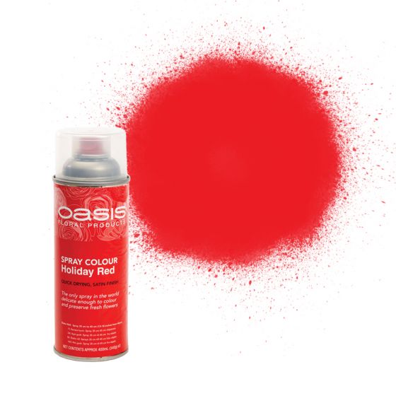 Oasis® Spray Colour - Holiday Red, The Baggery Sundries UK Ltd Oasis® Spray Colour - Holiday Red