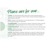 Oasis® Care Card - Caring for flowers