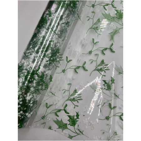 Christmas - Mistletoe green / white