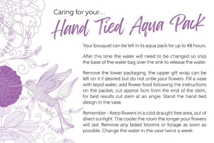 Oasis® Care Card - Aqua Pack, The Baggery Sundries UK Ltd Oasis® Care Card - Aqua Pack