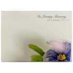 Large 'In Loving Memory of a Dear Uncle' - Pansy