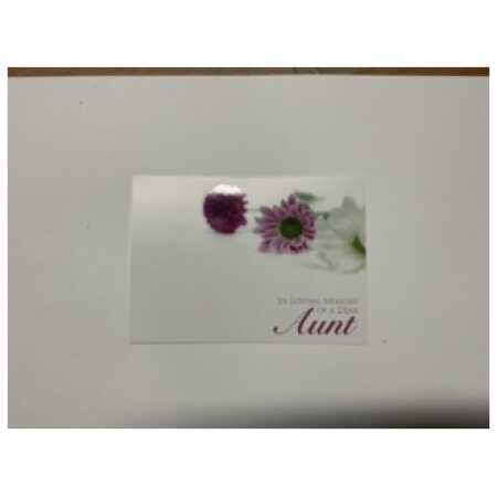 Large - in loving memory of dear aunt