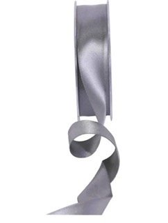Gunmetal Satin Ribbon (25mm), The Baggery Sundries UK Ltd Gunmetal Satin Ribbon (25mm)
