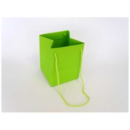 Hand Tie Bag - Lime Green