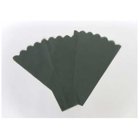 LARGE Paper Look Kraft Cello Sleeves - Dark Green