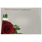 Large - with deepest sympathy
