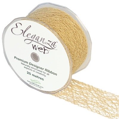 Web Ribbon - Natural, The Baggery Sundries UK Ltd Web Ribbon - Natural