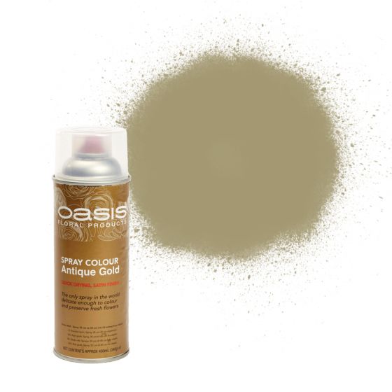 Oasis® Spray Colour – Antique Gold, The Baggery Sundries UK Ltd Oasis® Spray Colour – Antique Gold