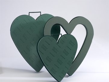 Plastic Backed Solid Heart, The Baggery Sundries UK Ltd Plastic Backed Solid Heart