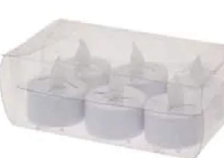 Pack of 6 LED Tealight Candles, The Baggery Sundries UK Ltd Pack of 6 LED Tealight Candles