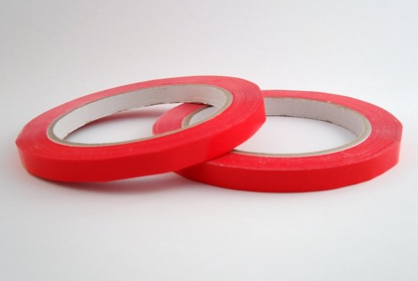 Vinyl Tape - Red, The Baggery Sundries UK Ltd Vinyl Tape - Red