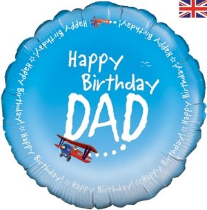 Happy Birthday Foil Balloon Dad