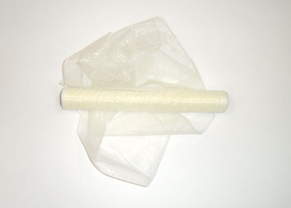 Organza Fabric - Cream, The Baggery Sundries UK Ltd Organza Fabric - Cream