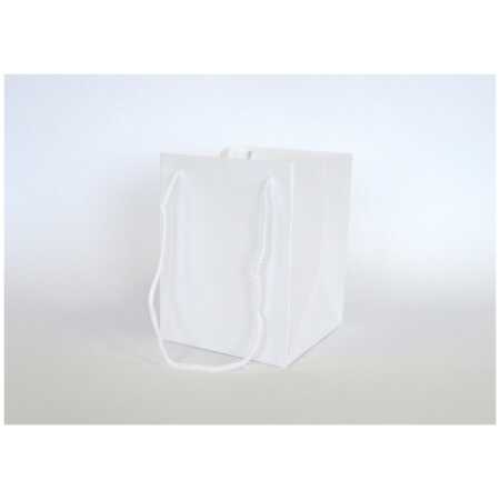 Hand Tie Bag - White
