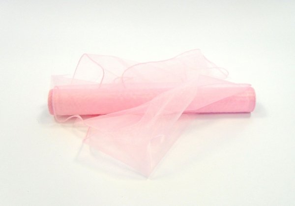 Organza Fabric - Pale Pink, The Baggery Sundries UK Ltd Organza Fabric - Pale Pink