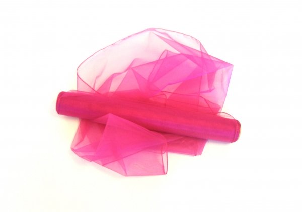 Organza Fabric - Cyclamen, The Baggery Sundries UK Ltd Organza Fabric - Cyclamen