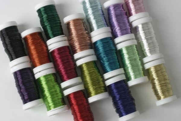 Oasis® Metallic Wire - Silver, The Baggery Sundries UK Ltd Oasis® Metallic Wire - Silver