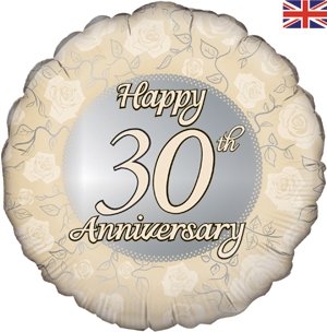 Marriage Foil Balloon 30th Anniversary Rose