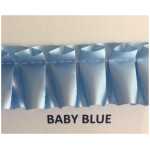 Pleated Ribbon - Baby Blue