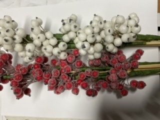 Christmas- 50cm berry sugar cluster, The Baggery Sundries UK Ltd Christmas- 50cm berry sugar cluster