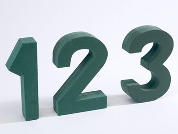 Oasis&reg; Foam Frames&reg; Numbers
