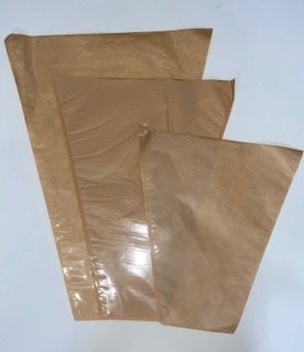 45gr. Brown Striped Kraft Bouquet Sleeves, The Baggery Sundries UK Ltd 45gr. Brown Striped Kraft Bouquet Sleeves