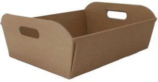 Natural Kraft Hamper Box (44x36.5x16cm), The Baggery Sundries UK Ltd Natural Kraft Hamper Box (44x36.5x16cm)