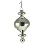 Christmas Silver Glass Decoration