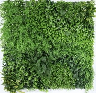 Exterior UV Resistant Wave Green Wall