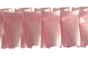 Pleated Ribbon - Baby Pink, The Baggery Sundries UK Ltd Pleated Ribbon - Baby Pink