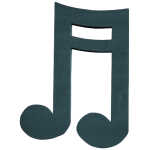 Foam Frames Musical Note