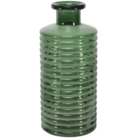 21cm Horizontal Ribbed Bottle-Pear Green