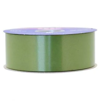 Poly Ribbon - Moss Green, The Baggery Sundries UK Ltd Poly Ribbon - Moss Green