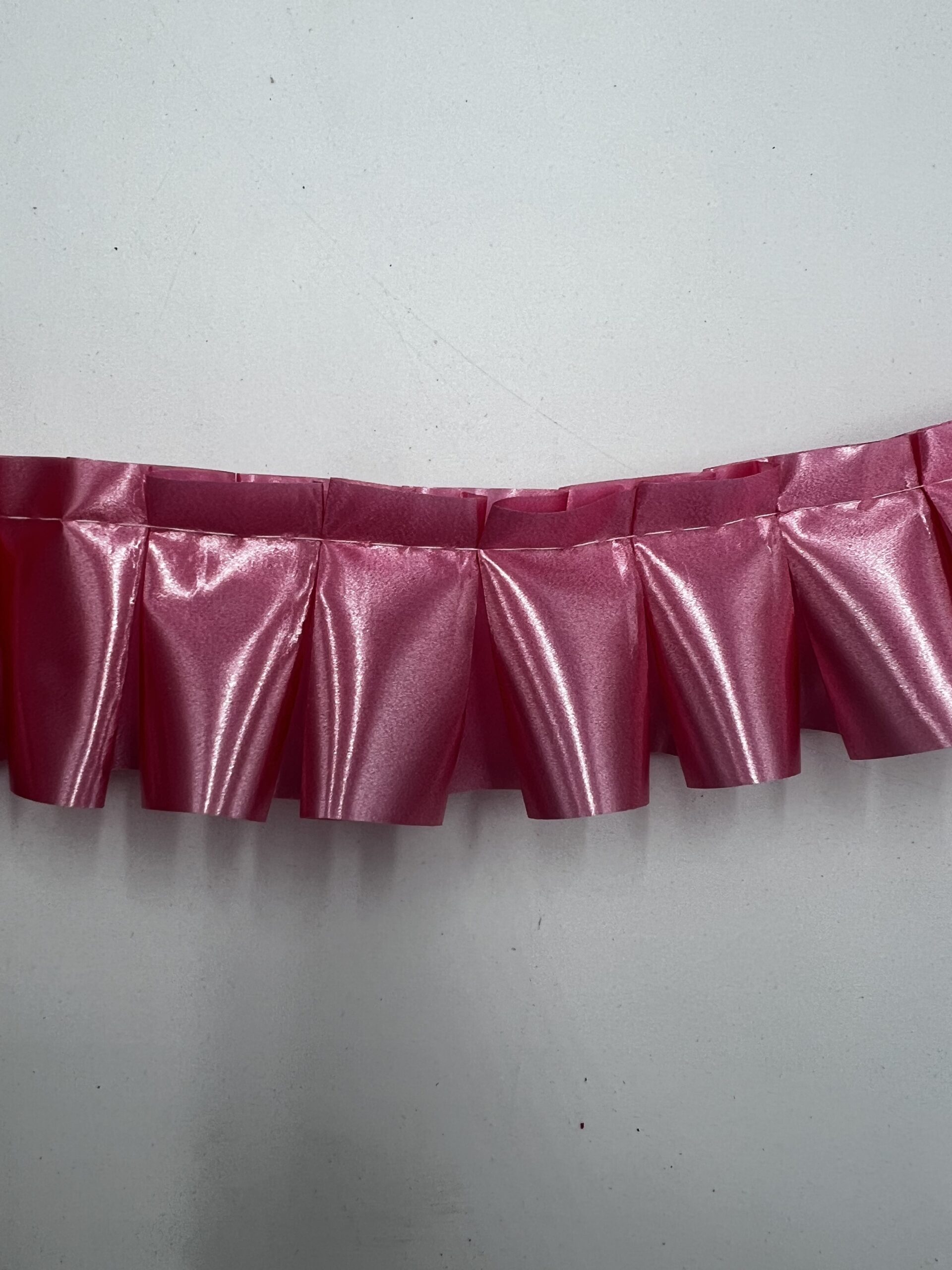 Pleated Ribbon - Rose, The Baggery Sundries UK Ltd Pleated Ribbon - Rose