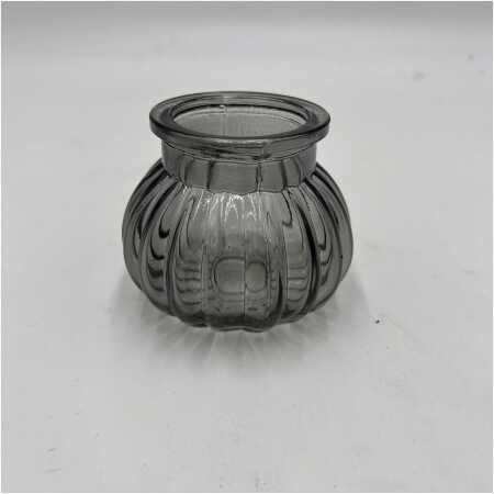 Veneto Bubble Jar-Dove Grey - 7.5cm