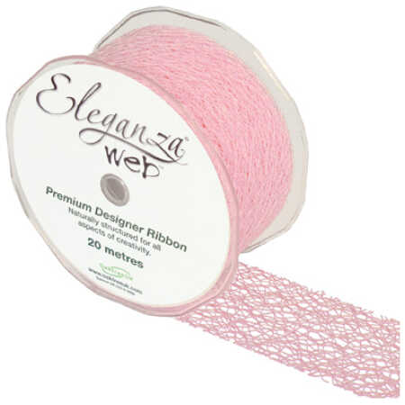 Web Ribbon - Light Pink