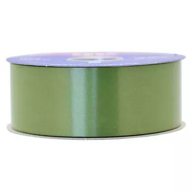 Poly Ribbon - Moss Green, The Baggery Sundries UK Ltd Poly Ribbon - Moss Green