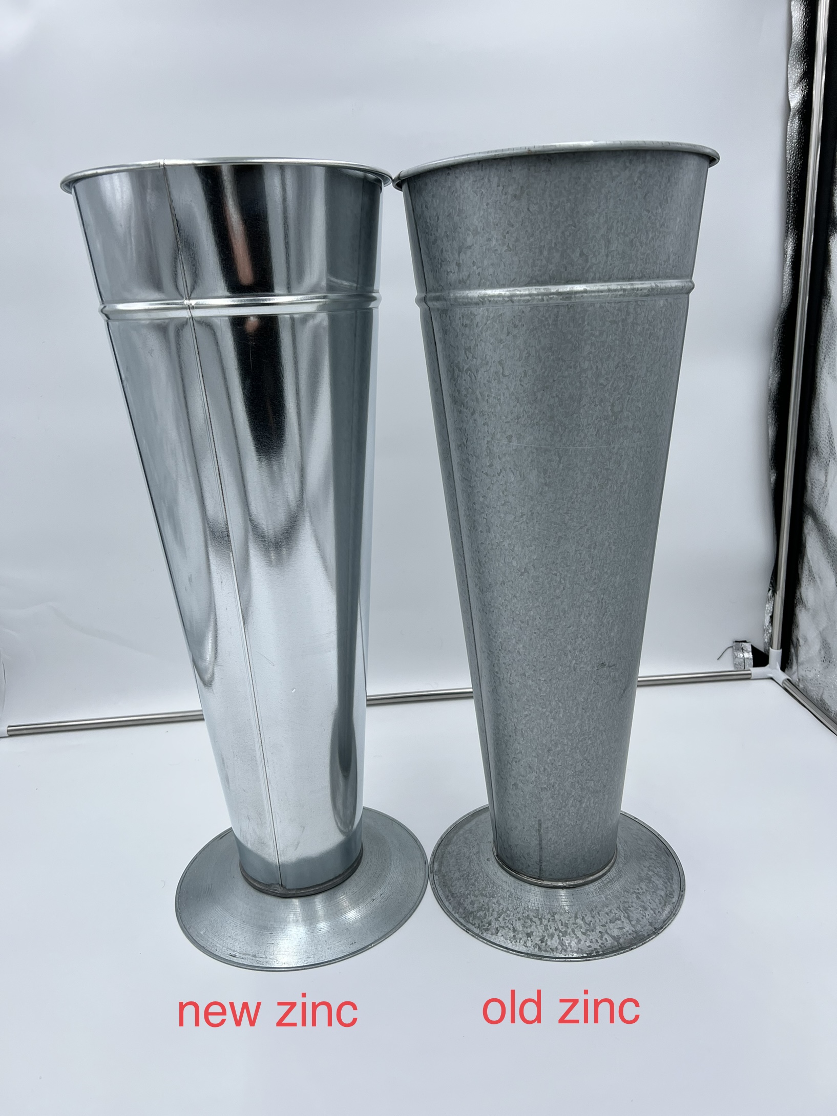 Zinc Shop Flower Vase, The Baggery Sundries UK Ltd Zinc Shop Flower Vase