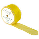 50mm Organza Ribbon - Yellow