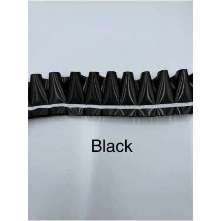 Pleated Ribbon - Black