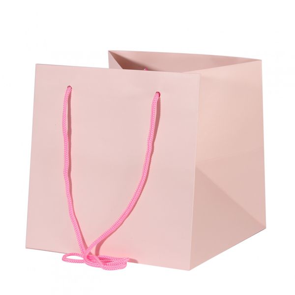 17cm Hand Tie Bag - Pink, The Baggery Sundries UK Ltd 17cm Hand Tie Bag - Pink
