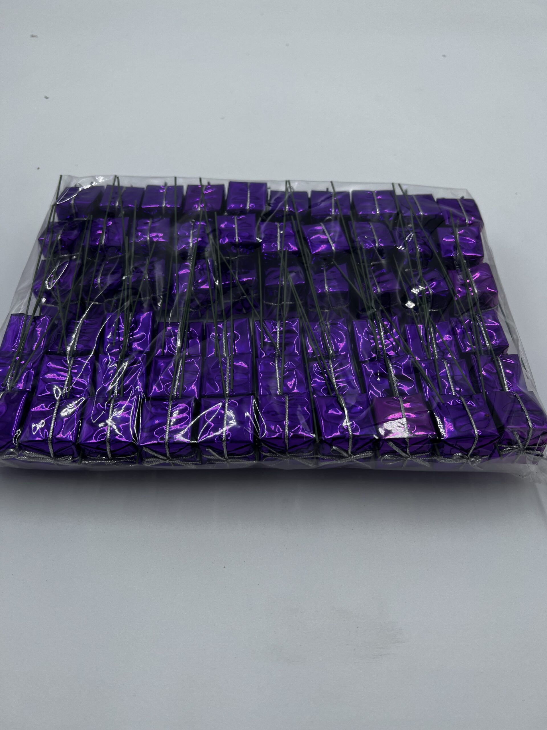 Christmas Gift Box Pick - Purple, The Baggery Sundries UK Ltd Christmas Gift Box Pick - Purple