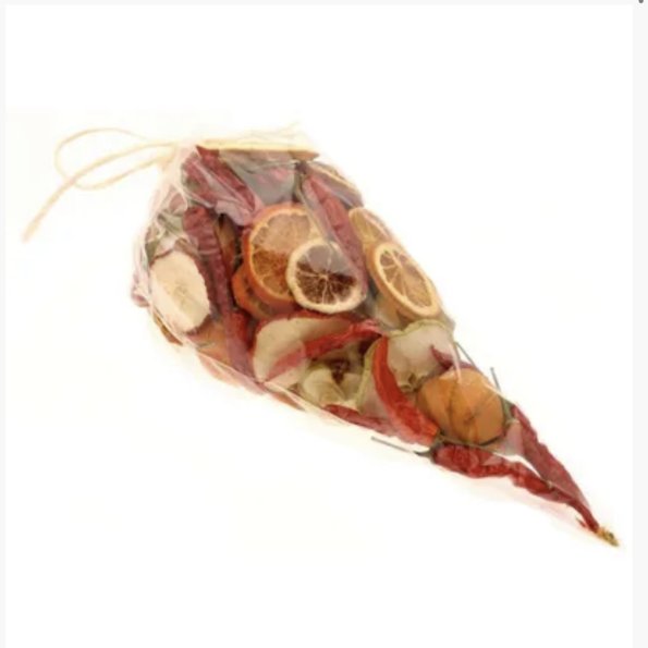 Mixed Cone Dried Fruit & Chillies, The Baggery Sundries UK Ltd Mixed Cone Dried Fruit & Chillies