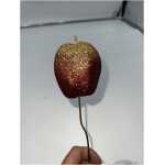 Christmas - Glitter Apple Pick Red/ Gold