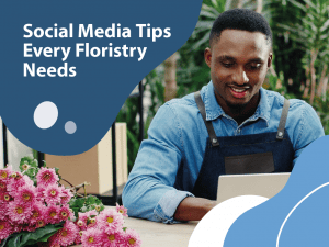 florist on the computer
