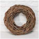 Wreath Flat Rattan D48.0 Natural