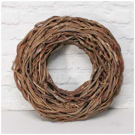 Wreath Flat Rattan D48.0 Natural