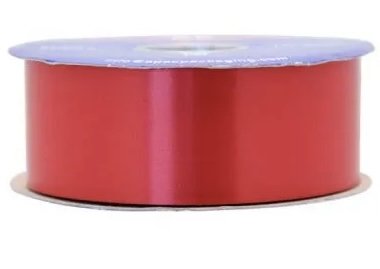 Christmas - Super Red Poly Ribbon, The Baggery Sundries UK Ltd Christmas - Super Red Poly Ribbon