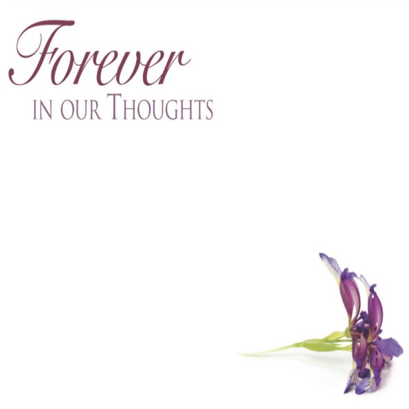 Small Card - Forever In Our Thoughts, The Baggery Sundries UK Ltd Small Card - Forever In Our Thoughts